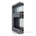 Profil d'extrusion en aluminium personnalisé OEM pour la fenêtre à battants
